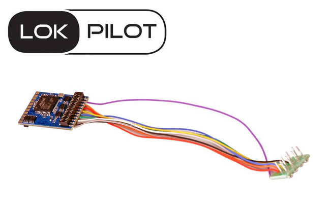 ESU 59620 | LokPilot 5 DCC-Only Control-Only Decoder - NEM652 8-Pin Interface | HO & O Scale - Squeaky's Trains