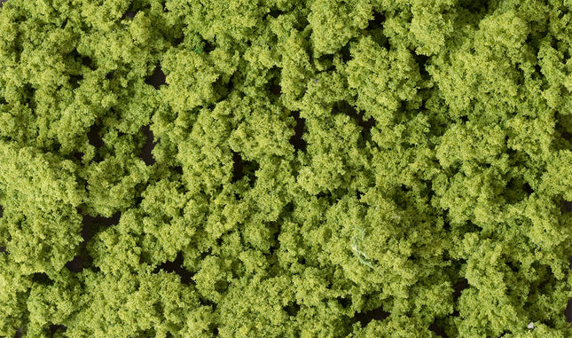 Woodland Scenics FC182 Clump Foliage Light Green 3 Quart Bag - Large bag of dyed foam clump foliage for ground cover and tree foliage in all scales