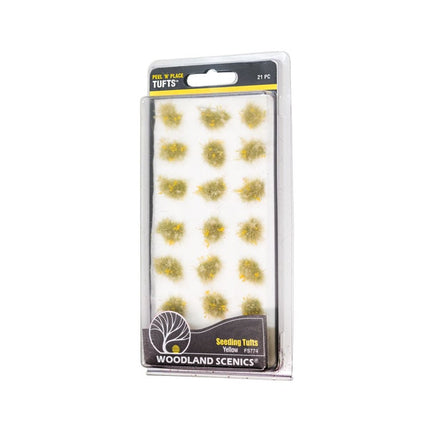 Woodland Scenics FS774 Yellow Seeding Tufts Any Scale - package front