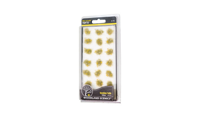 Woodland Scenics FS774 Yellow Seeding Tufts Any Scale - package front