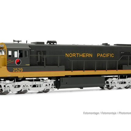 Rivarossi HR2886S GE U25C Northern Pacific #2529 HO Scale - DCC sound locomotive side view