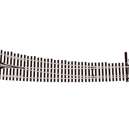 Peco SL-8376 Code 83 #7 Curved Turnout, Right Hand, Insulfrog, HO scale