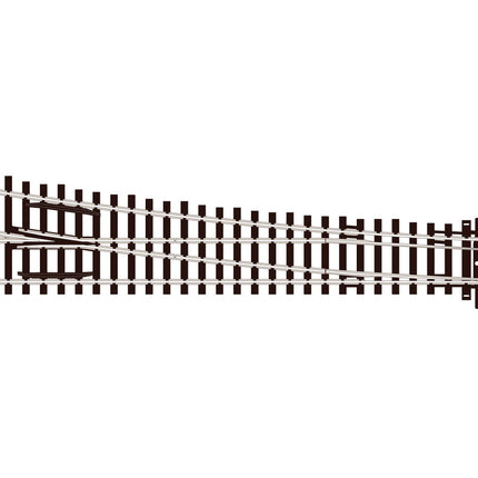 Peco SL-89 Code 100 Large Radius Turnout, Left Hand, Insulfrog, HO scale