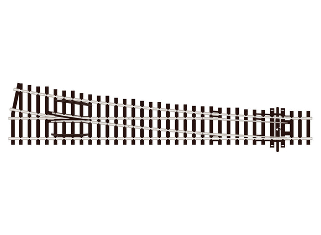 Peco SL-89 Code 100 Large Radius Turnout, Left Hand, Insulfrog, HO scale