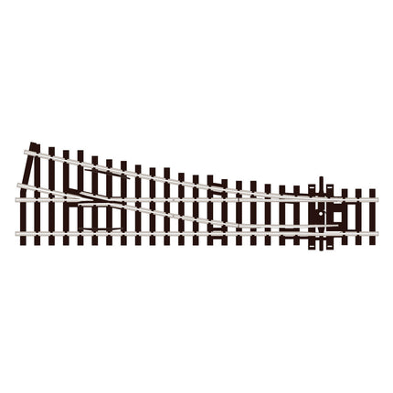 Peco SL-91 Code 100 Small Radius Turnout, Right Hand, Insulfrog, HO scale