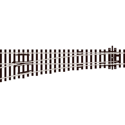 Peco SL-96 Code 100 Medium Radius Turnout, Left Hand, Insulfrog, HO scale