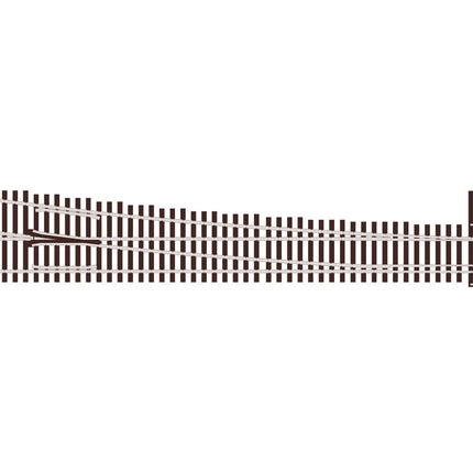 Peco SL-U7081 Code 70 #8 Turnout, Right Hand, Unifrog, HO scale