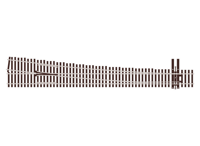 Peco SL-U7081 Code 70 #8 Turnout, Right Hand, Unifrog, HO scale