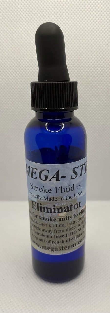 JT's Mega Steam ELIM | Smoke Fluid Eliminator 2 Oz. Bottle - Squeaky's Trains