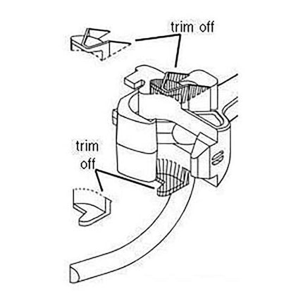 Kadee 118 | SF Shelf Whisker® Metal Couplers - Medium (9/32") Centerset Shank | HO Scale - Squeaky's Trains