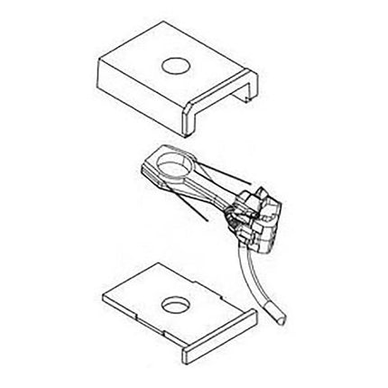 Kadee 119 | SE Shelf Whisker® Metal Couplers with Gearboxes - Medium (9/32") Centerset Shank | HO Scale - Squeaky's Trains