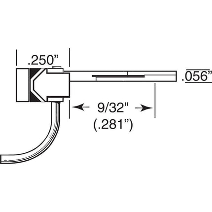Kadee 142 | 140-Series Whisker® Metal Couplers with Gearboxes - Medium (9/32") Overset Shank | HO Scale - Squeaky's Trains