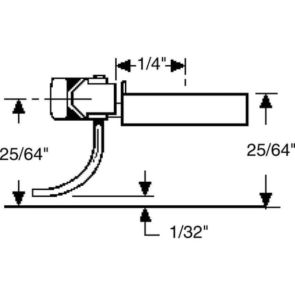 Kadee 144 | 140-Series Whisker® Metal Couplers with Gearboxes - Short (1/4") Underset Shank | HO Scale - Squeaky's Trains