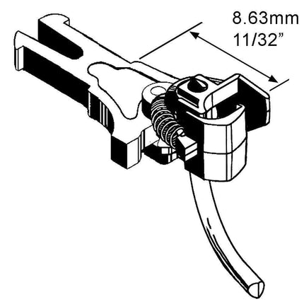 Kadee 18 | NEM 362 European-Style Couplers - Medium (8.63mm , .340 inch , 11/32") | HO Scale - Squeaky's Trains