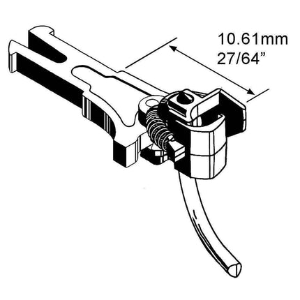 Kadee 19 | NEM 362 European-Style Couplers - Long (10.67mm , .420 inch , 27/64") | HO Scale - Squeaky's Trains