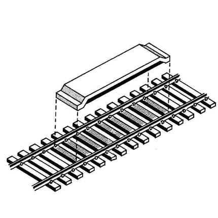 Kadee 321 | Between-the-Rails Code 100 Delayed-Action Magnetic Uncoupler | HO Scale - Squeaky's Trains
