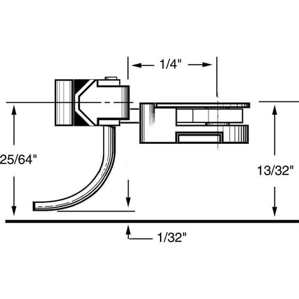 Kadee 34 | 30-Series Plastic Couplers with Gearboxes - Short (1/4") Underset Shank | HO Scale - Squeaky's Trains