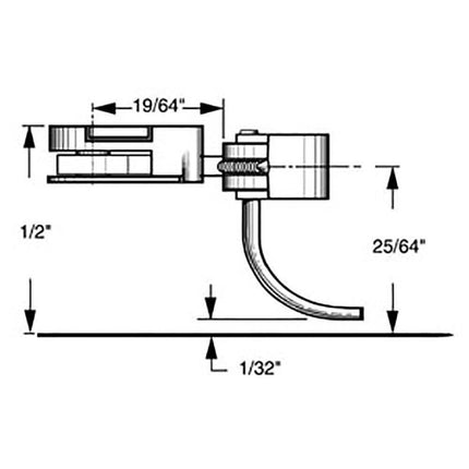 Kadee 38 | 30-Series Plastic Couplers with Gearboxes - Medium (9/32") Underset Shank - Squeaky's Trains