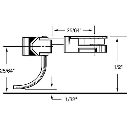 Kadee 39 | 30-Series Plastic Couplers with Gearboxes - Long (25/64") Overset Shank | HO Scale - Squeaky's Trains