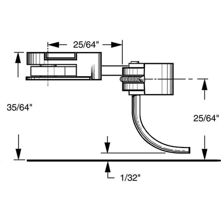 Kadee 39 | 30-Series Plastic Couplers with Gearboxes - Long (25/64") Overset Shank | HO Scale - Squeaky's Trains