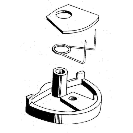 Kadee 454 | Swing Bracket Adaptor Kit - Squeaky's Trains