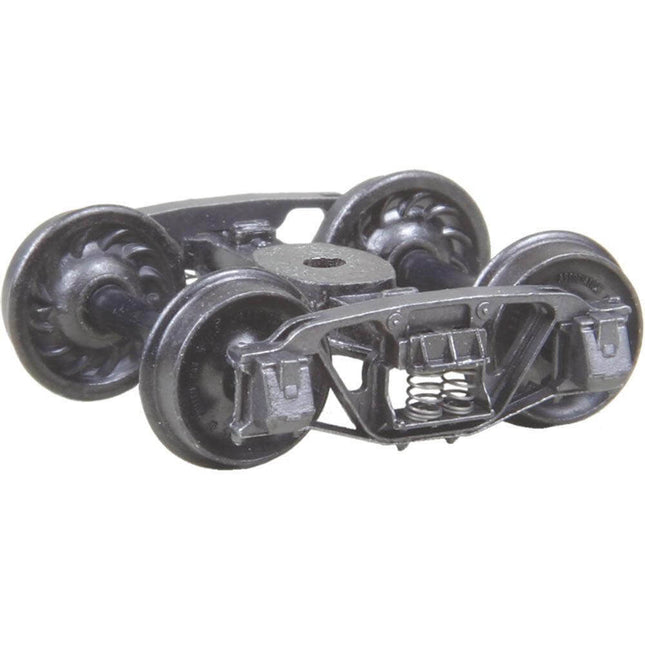 Kadee 509 | Andrews (1898) Trucks with 33" Ribbed Back Wheels - Metal Fully Sprung (HO Scale) - Squeaky's Trains