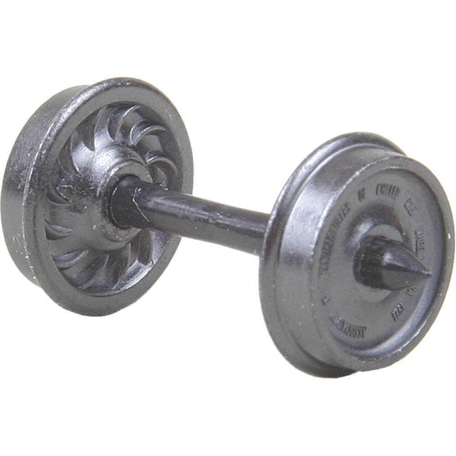 Kadee 521 | 36" Diameter Ribbed Back Metal Code 110 Wheels - Freight and Passenger | HO Scale - Squeaky's Trains