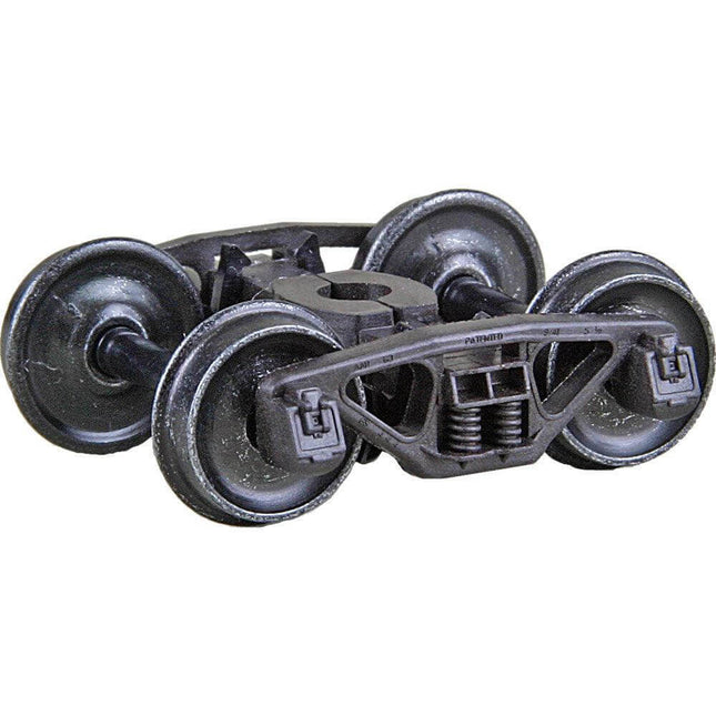 Kadee 564 | Bettendorf 50-Ton Self Centering Trucks with 33" Smooth Back Wheels - HGC (HO Scale) - Squeaky's Trains