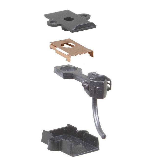 Kadee 58 | "Scale" Metal Couplers with Gearboxes - Medium (9/32") Centerset Shank | HO Scale - Squeaky's Trains