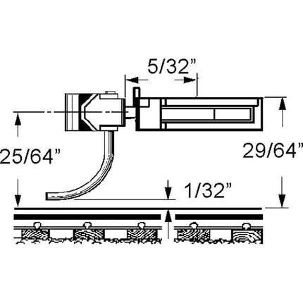Kadee 712 | Split Shank 3/4 size Old Time Plastic Couplers - Rust | HO Scale - Squeaky's Trains