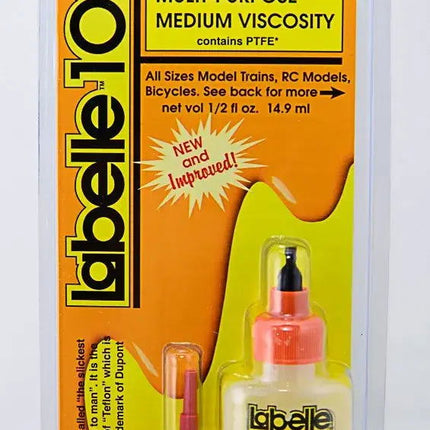 Labelle 102 | Plastic Compatible Gear Lubricant with PTFE - 1/2oz 14.8mL | Multi Scale - Squeaky's Trains