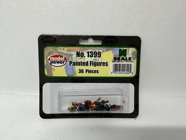 Model Power 1399 | 36 Painted Figures | N Scale - Squeaky's Trains