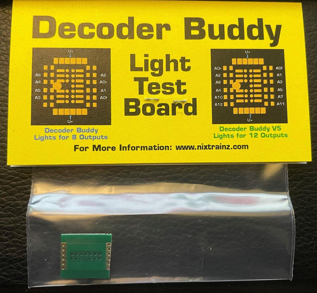 NixTrainz | Decoder Buddy Light Test Board - Squeaky's Trains