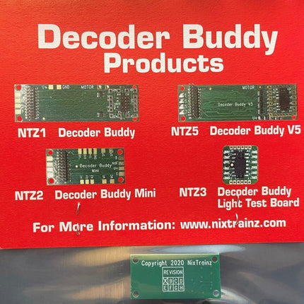 NixTrainz | Decoder Buddy Mini (2.2k Ohm Resistors Onboard) - Squeaky's Trains