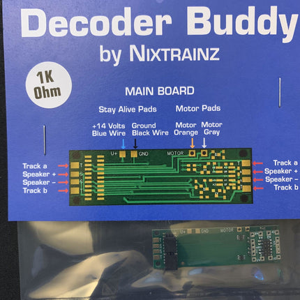 NixTrainz | Decoder Buddy Original (1K Ohm, 8 Outputs) | HO Scale - Squeaky's Trains