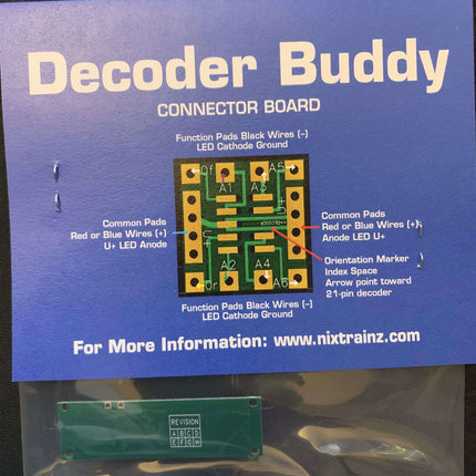 NixTrainz | Decoder Buddy Original (2.2K Ohm, 8 Outputs) | HO Scale - Squeaky's Trains