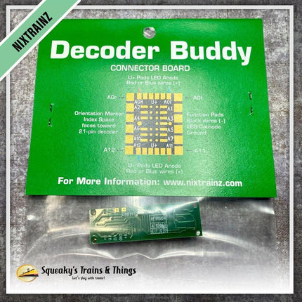 NixTrainz Decoder Buddy V5B | 8 Outputs & LED Ready - Squeaky's Trains