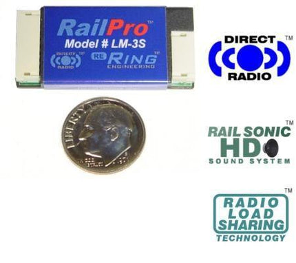 Ring Engineering LM-3S | RailPro HO Scale Locomotive Module with Sound - Squeaky's Trains