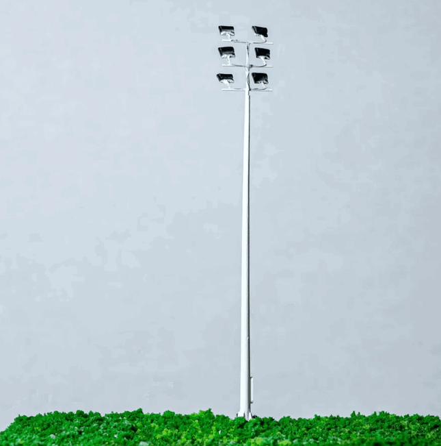 Rock Island Hobby 012200 | Playground, Arena, or Parking Lot Lights (2) | HO Scale - Squeaky's Trains