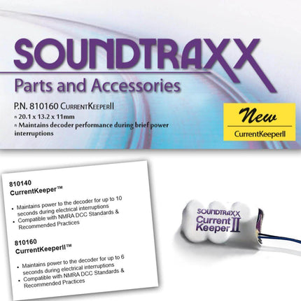 SoundTraxx 810160 | CurrentKeeperII | Multi Scale - Squeaky's Trains