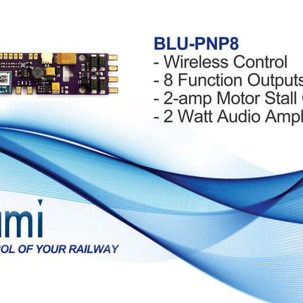 SoundTraxx 885616 | BLU-PNP8 Blunami Baldwin & Others Diesel Sound Decoder | HO Scale - Squeaky's Trains