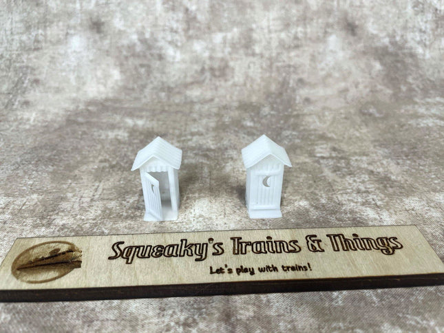 Squeaky's Trains | Outhouses | HO Scale - Squeaky's Trains