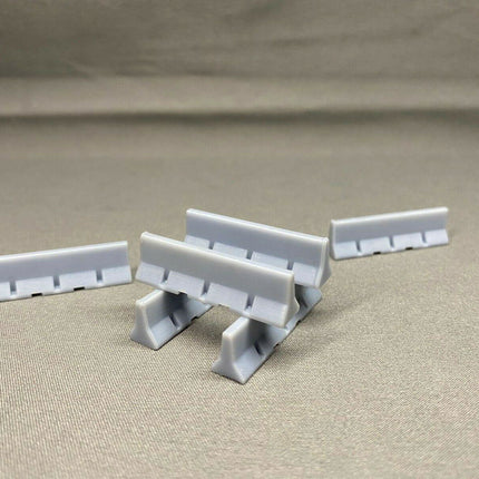 Squeaky's Trains | Temporary Concrete Barriers | HO Scale - Squeaky's Trains