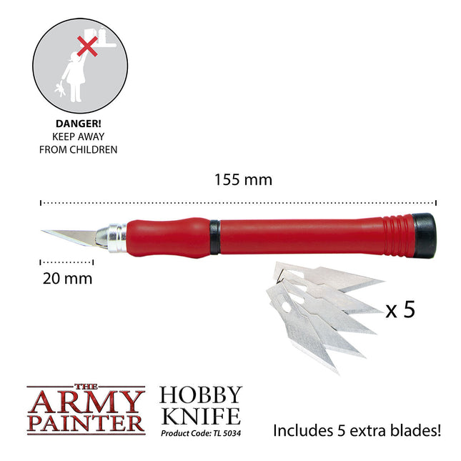 The Army Painter TL5034P hobby knife rubber grip detail