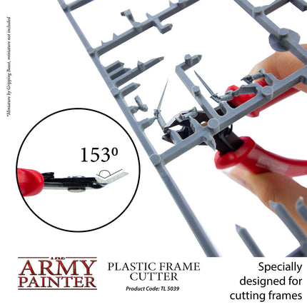 The Army Painter TL5039P cutting a part cleanly from a plastic frame