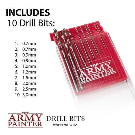 The Army Painter TL5042P drill bit in pin vise use