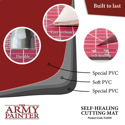 The Army Painter TL5049P cutting a part on the mat