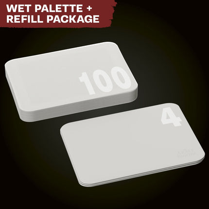 The Army Painter TL5055P wet palette in use