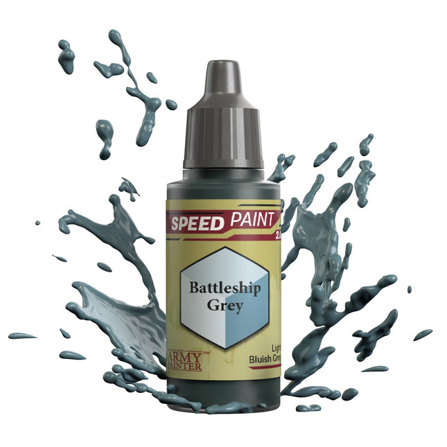 The Army Painter WP2024P Battleship Grey Speedpaint 18ml bottle