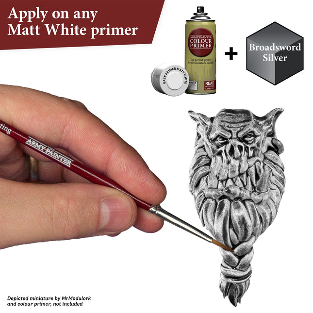 The Army Painter WP2030P Broadsword Silver painted example